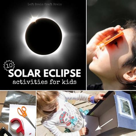 10 Solar Eclipse Activities for Kids - Left Brain Craft Brain