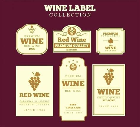 Wine Bottle Label Template Free Download All Of These Professional Templates Are Free ...