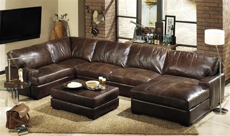 High End Leather Sectional Sofas