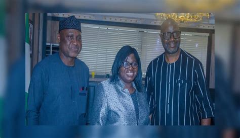 Courtesy Call To Treasury House By Governor Biodun Oyebanji of Ekiti State, Flanked by Dr. Mrs ...