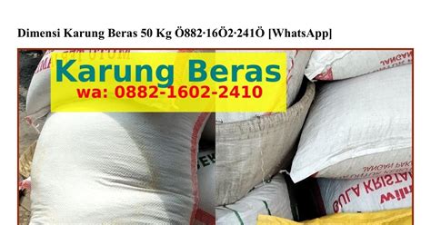 Dimensi Karung Beras 50 Kg.pdf | DocDroid