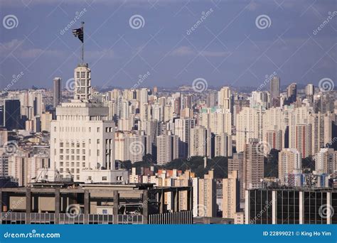 Sao Paulo skyline stock image. Image of architecture - 22899021