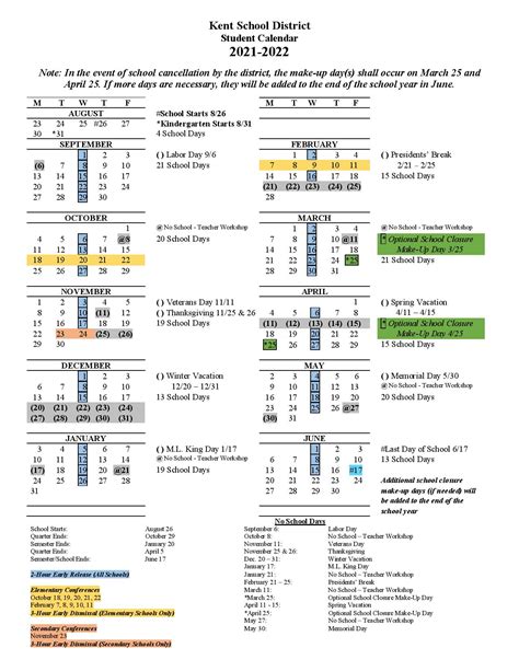 Kent City Schools Calendar 2024-2025 - October 2024 Calendar