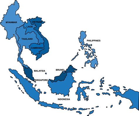 Asean Map Vector Art, Icons, and Graphics for Free Download