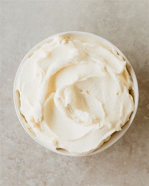 Mascarpone Frosting (Mascarpone Whipped Cream) - Olives + Thyme