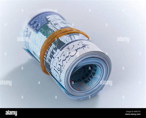 Saudi Riyal Banknotes Stock Photo - Alamy