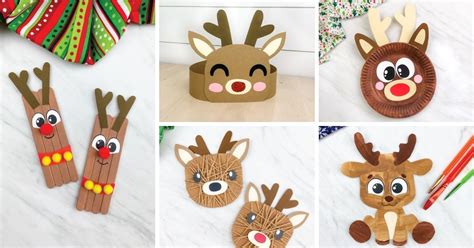 Paper Reindeer Craft, Kids Christmas Craft, 46% OFF