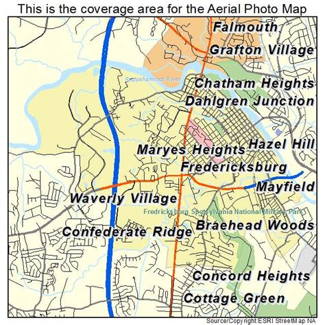 Fredericksburg Va County Map