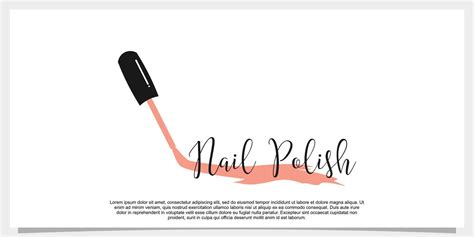 nail polish vector logo design template 13547854 Vector Art at Vecteezy