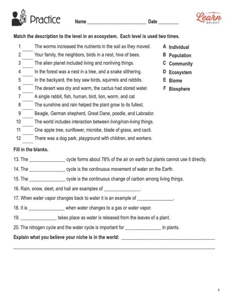 Free aquatic biomes worksheet, Download Free aquatic biomes worksheet png images, Free ...