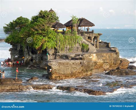 Pura Tanah Lot Bali 01 editorial stock photo. Image of ocean - 78759233