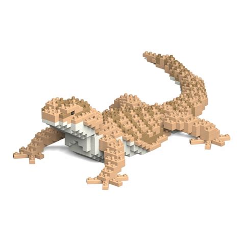 Jekca - Bearded Dragon 01S - Lego - Sculpture - Construction - 4D ...