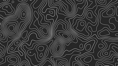 Abstract topographic contour line pattern solid background vector map. 14399732 Vector Art at ...