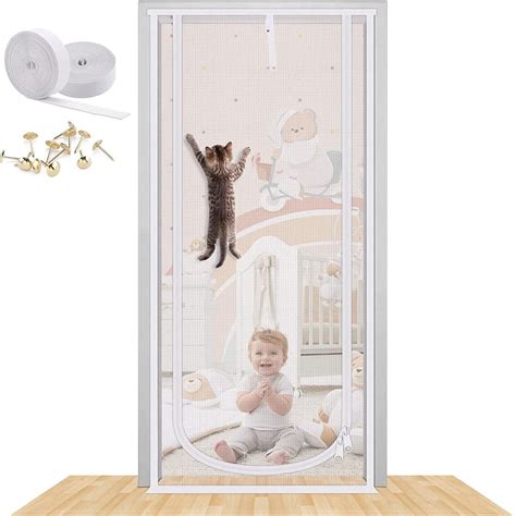 OhhGo Reinforced Cat Screen Door, Heavy Duty Pets Proof Screen Door ...