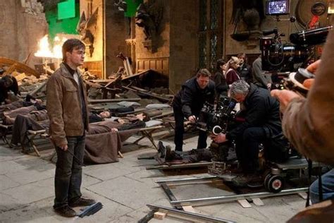 35 photos inédites des tournages des films Harry Potter