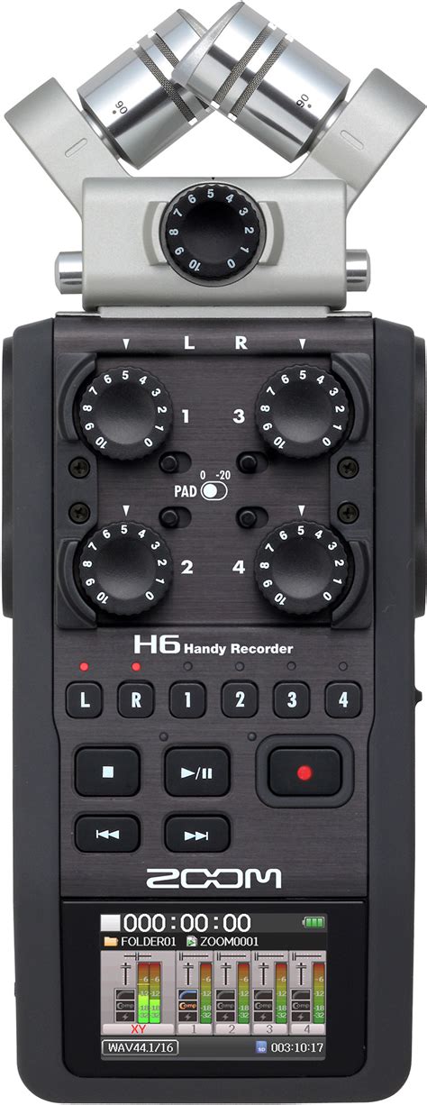 Zoom H6 Handy Recorder with Interchangeable Input Capsules