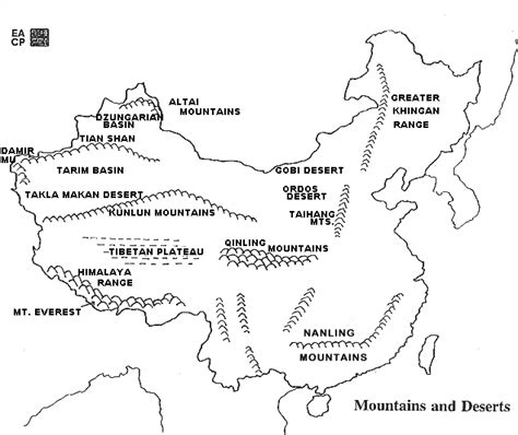 Map Of China With Mountains - When Is Fall 2024