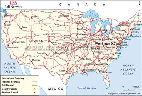 American Railroad Map