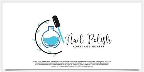 nail polish vector logo design template 13547857 Vector Art at Vecteezy