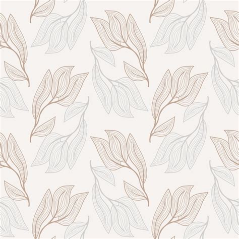 Premium Vector | Leaves pattern design