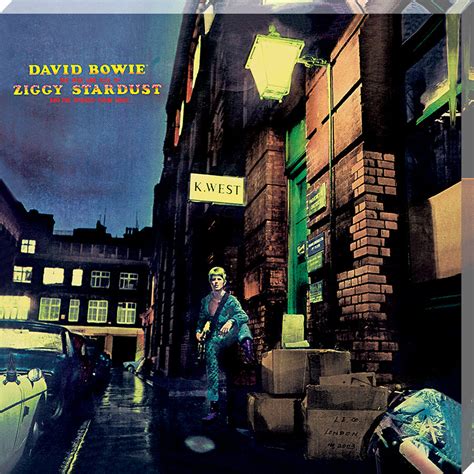 Ziggy Stardust Classic Album Cover, David Bowie Canvas Print