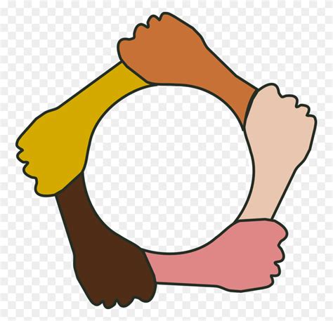 Holding Hands Handshake Circle Download - Friends Holding Hands Clipart - FlyClipart