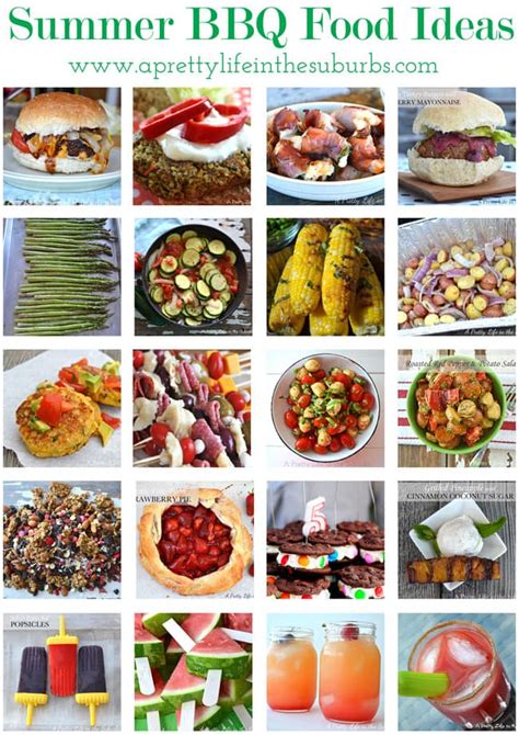 20 Summer BBQ Food Ideas! - A Pretty Life In The Suburbs