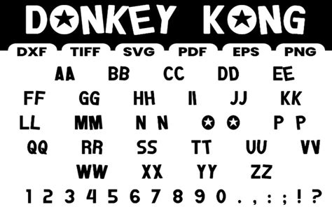 Donkey Kong Font Free Download