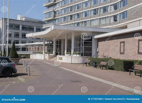 Hilton Hotel at Amsterdam the Netherlands 2020 Editorial Stock Image ...