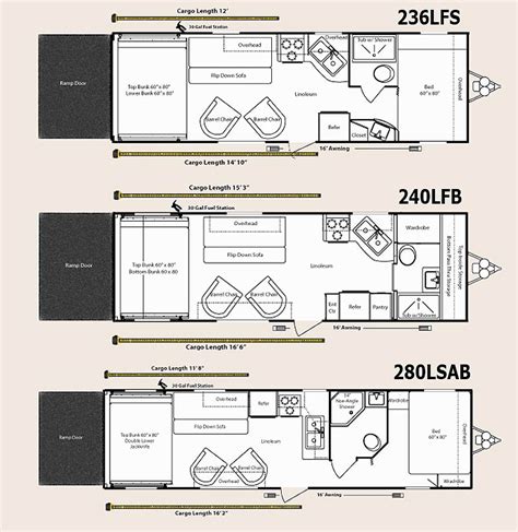 Toy Hauler Trailer Floor Plans - floorplans.click