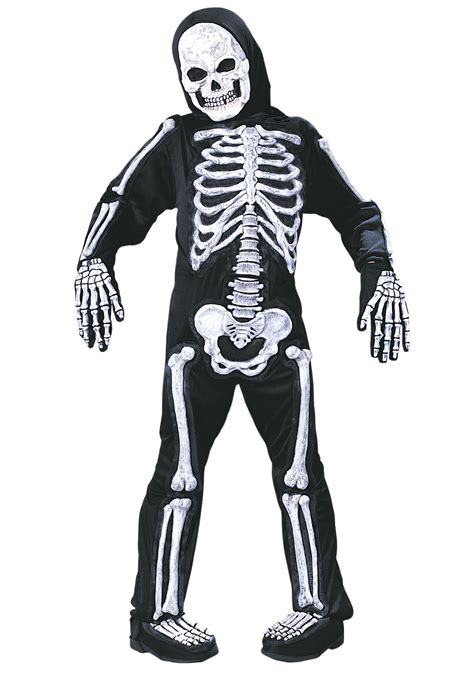 Child Skeleton Costume - Kids Scary Halloween Costumes | Skeleton costume kids, Skeleton ...