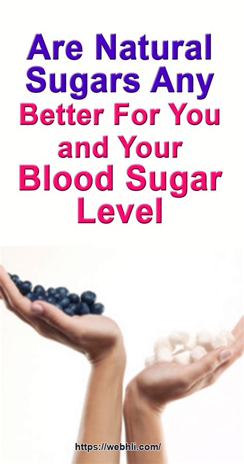 Are Natural Sugars Any Better For You and Your Blood Sugar Level? | Healthy Lifestyle