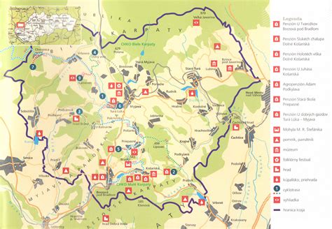 Tourist map | Priepasné