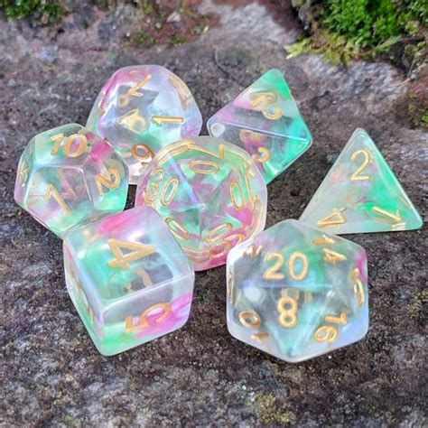 Glow in the Dark Dnd Dice Set Polyhedral Dice D&D Dice | Etsy