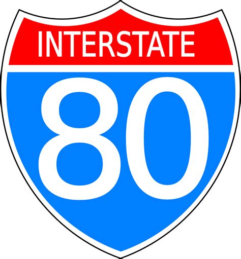 OnlineLabels Clip Art - Interstate Highway Sign