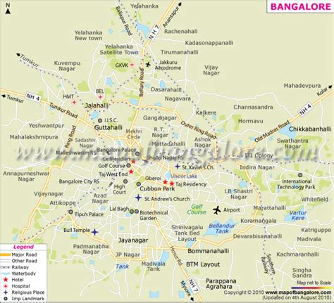 Bangalore Map - India