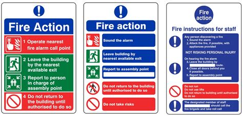 Fire Safety Signs - a simple guide to UK regulations