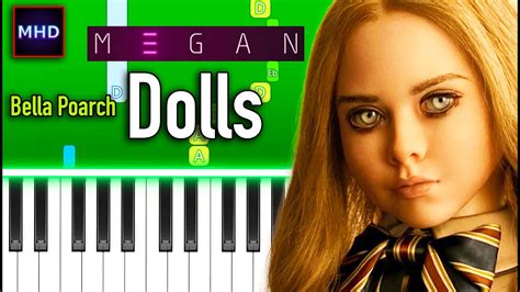 M3GAN Trailer Song - EASY PIANO TUTORIAL - Bella Poarch - Dolls ...