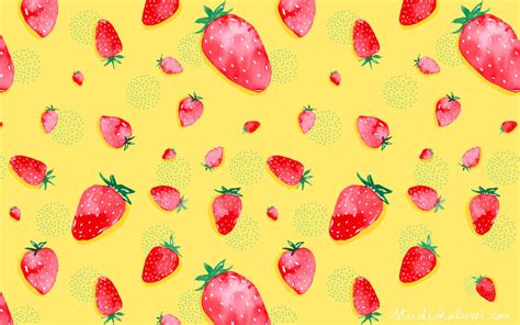 Strawberry Watercolor Wallpapers - Wallpaper Cave