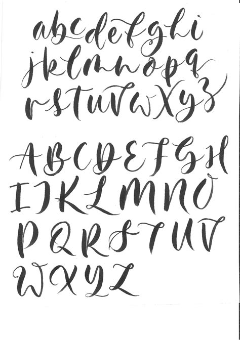 Lettering Calligraphy Alphabet - Infoupdate.org