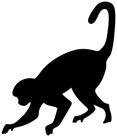 Monkey Business: Swinging Through the Wall Street Jungle Silhouette Clip art - silhouete png ...