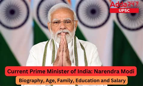 Narendra Modi Biography, Age, Family, Education and Salary