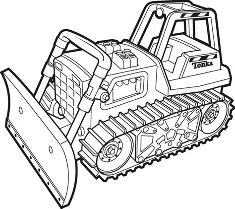 Simple Bulldozer Drawing at GetDrawings | Free download