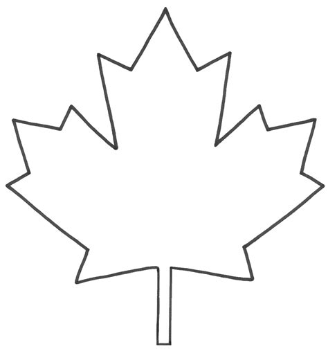 Maple Leaf - Coloring Pages Leaf Coloring Page, Flag Coloring Pages, Coloring Sheets, Coloring ...