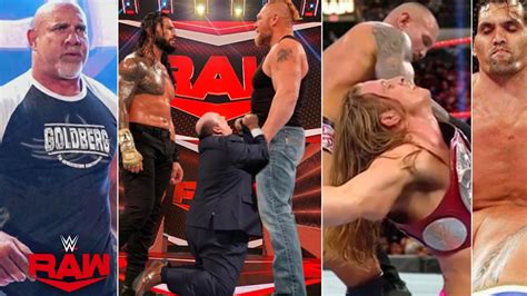 WWE Monday Night Raw 23rd August 2021, Highlights | Brock Attack Roman ...