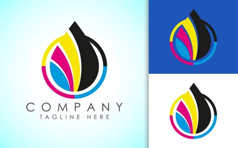 Digital printing logo design template2 - TemplateMonster