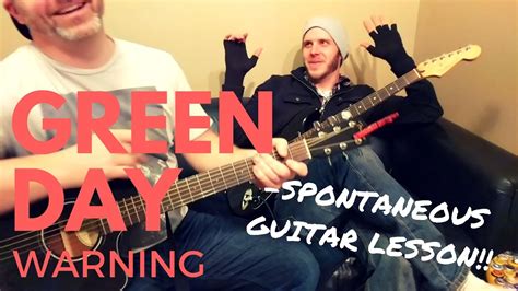 Warning - Green Day (Beginner) Guitar Lesson - YouTube