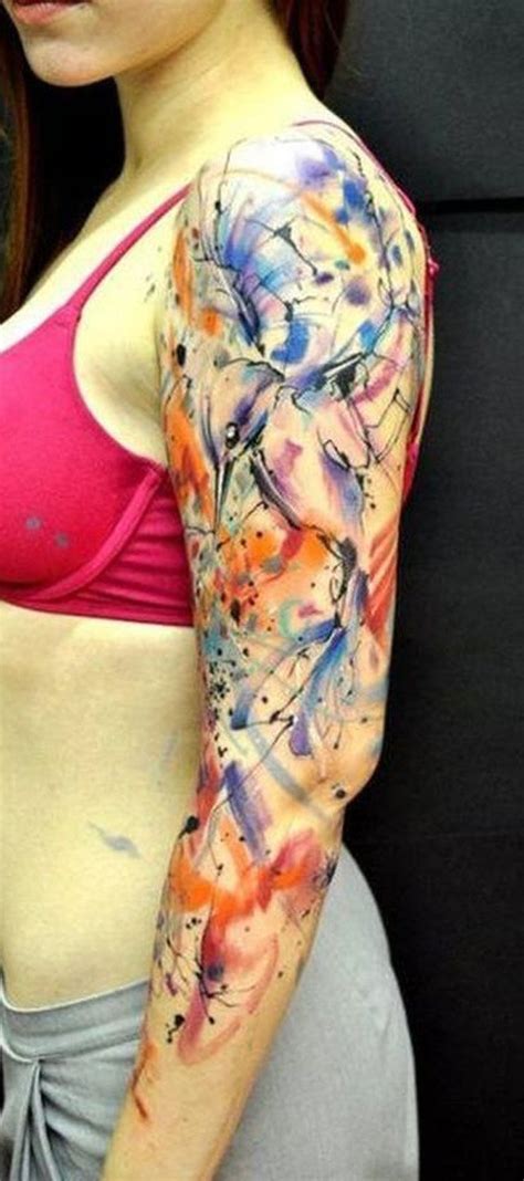 81 Latest Watercolor Tattoos Designs - Mens Craze