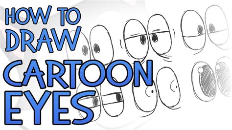 How To Draw Cartoon Eyes (EASY) - Draw Cartoons