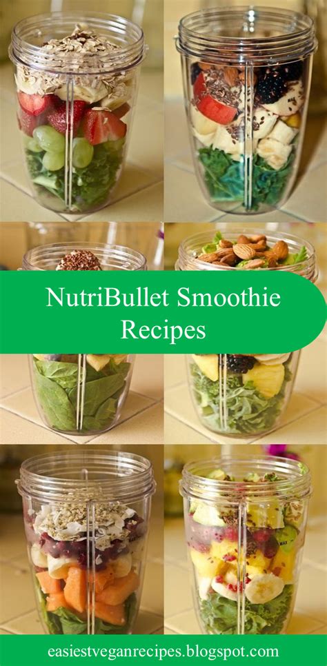 NutriBullet Smoothie Recipes - Easiest Vegan Recipes